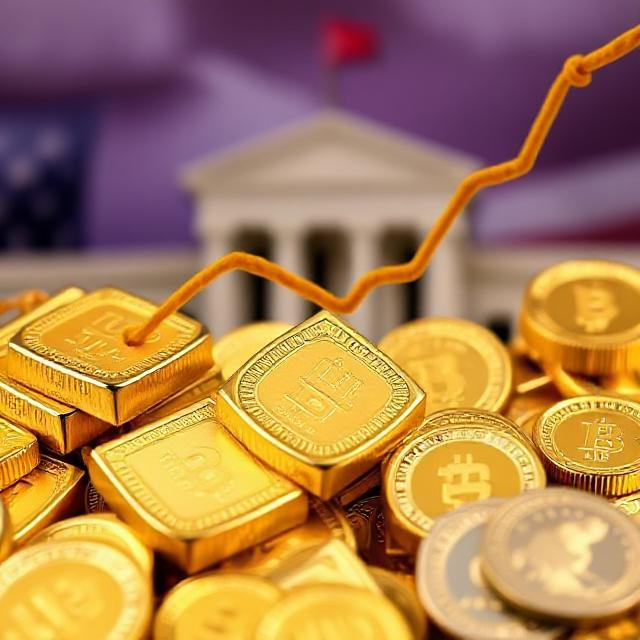 Gold prices fall due to rising Treasury yields